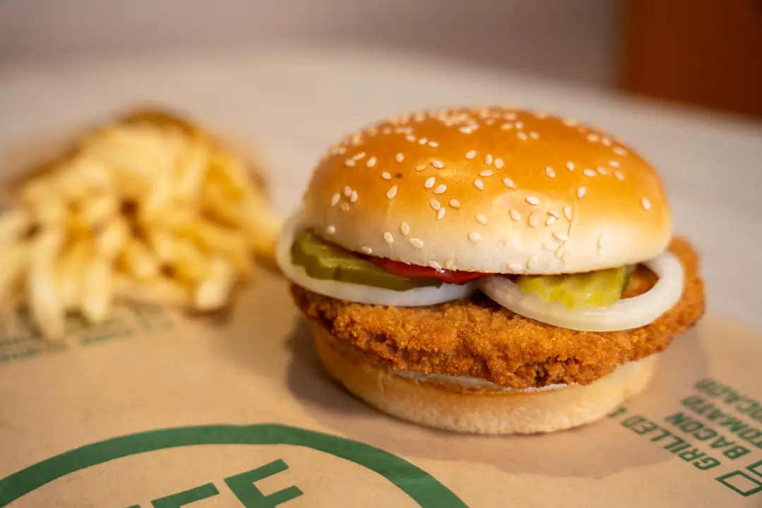 Beef-a-Roo chicken sandwich